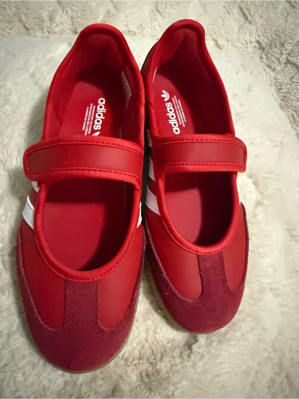 Adidas Red Mary Jane Samba